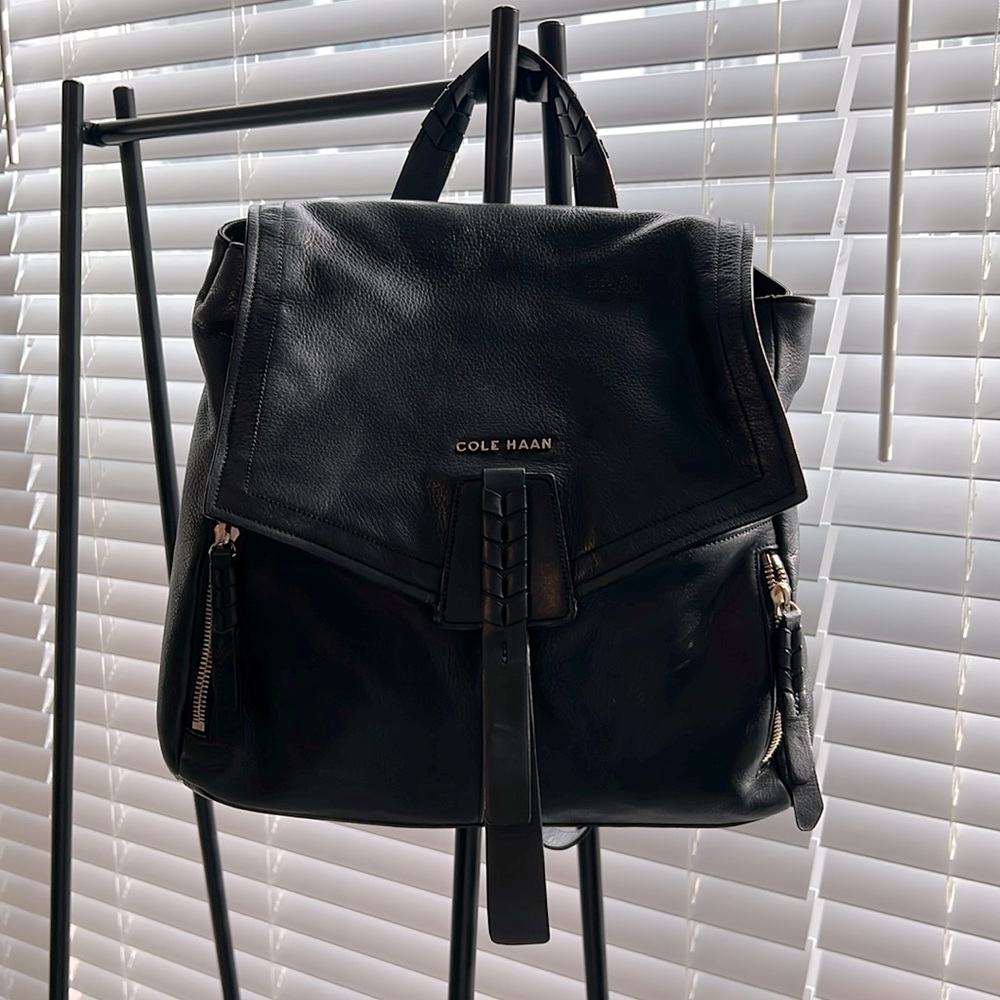 COLE HAAN Leather Backpack